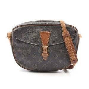 Louis Vuitton Jeune Fille Shoulder Bag Leather Monogram Brown